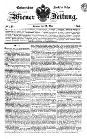 Wiener Zeitung 18450516 Seite: 1