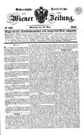 Wiener Zeitung 18450521 Seite: 1