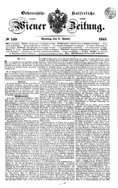 Wiener Zeitung 18450601 Seite: 1