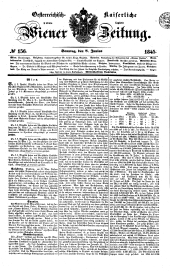 Wiener Zeitung 18450608 Seite: 1