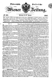 Wiener Zeitung 18450609 Seite: 1