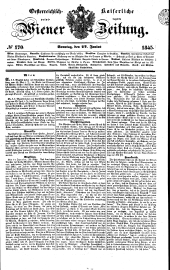 Wiener Zeitung 18450622 Seite: 1