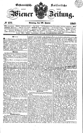 Wiener Zeitung 18450629 Seite: 1