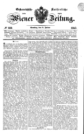 Wiener Zeitung 18450705 Seite: 1