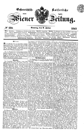 Wiener Zeitung 18450706 Seite: 1