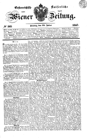 Wiener Zeitung 18450725 Seite: 1