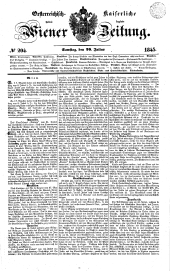 Wiener Zeitung 18450726 Seite: 1