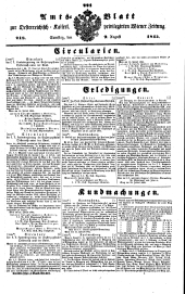 Wiener Zeitung 18450809 Seite: 9