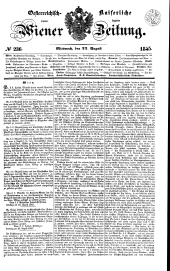 Wiener Zeitung 18450827 Seite: 1