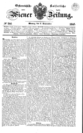 Wiener Zeitung 18450901 Seite: 1