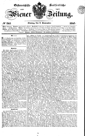 Wiener Zeitung 18450902 Seite: 1