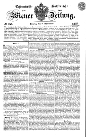 Wiener Zeitung 18450905 Seite: 1