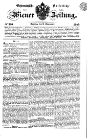 Wiener Zeitung 18450906 Seite: 1