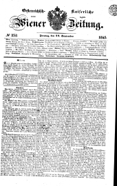 Wiener Zeitung 18450912 Seite: 1