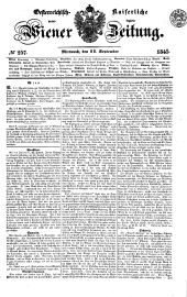 Wiener Zeitung 18450917 Seite: 1