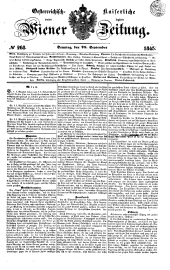 Wiener Zeitung 18450928 Seite: 1