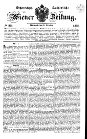 Wiener Zeitung 18451001 Seite: 1