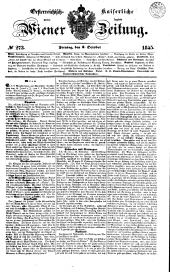 Wiener Zeitung 18451003 Seite: 1