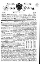 Wiener Zeitung 18451008 Seite: 1