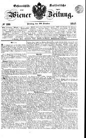 Wiener Zeitung 18451010 Seite: 1