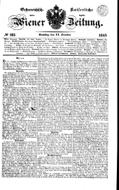 Wiener Zeitung 18451011 Seite: 1