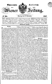 Wiener Zeitung 18451103 Seite: 1