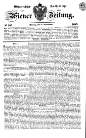 Wiener Zeitung 18451104 Seite: 1