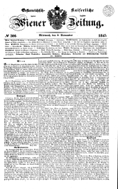 Wiener Zeitung 18451105 Seite: 1