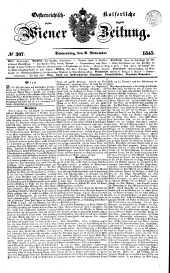 Wiener Zeitung 18451106 Seite: 1