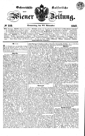 Wiener Zeitung 18451127 Seite: 1