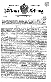 Wiener Zeitung 18451208 Seite: 1