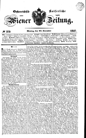 Wiener Zeitung 18451222 Seite: 1