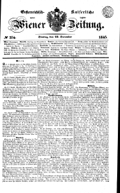 Wiener Zeitung 18451223 Seite: 1