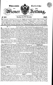 Wiener Zeitung 18451227 Seite: 1