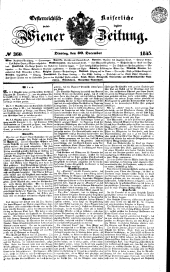 Wiener Zeitung 18451230 Seite: 1