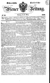 Wiener Zeitung 18460303 Seite: 1