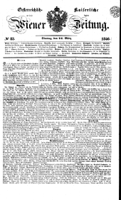 Wiener Zeitung 18460324 Seite: 1