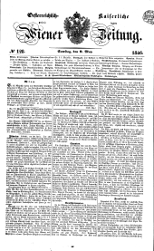 Wiener Zeitung 18460509 Seite: 1