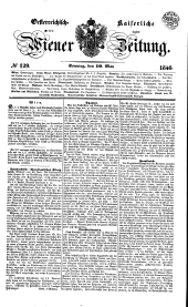Wiener Zeitung 18460510 Seite: 1