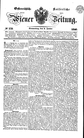 Wiener Zeitung 18460604 Seite: 1