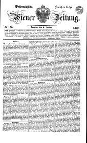 Wiener Zeitung 18460605 Seite: 1