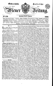 Wiener Zeitung 18460609 Seite: 1