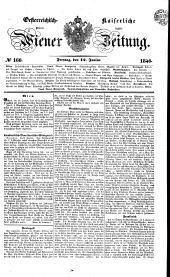 Wiener Zeitung 18460612 Seite: 1