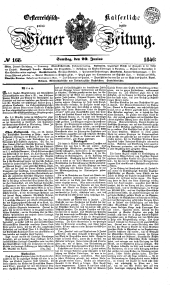 Wiener Zeitung 18460620 Seite: 1