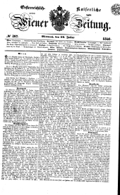Wiener Zeitung 18460729 Seite: 1
