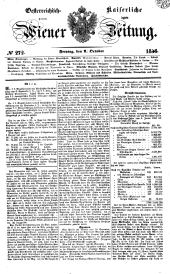 Wiener Zeitung 18461002 Seite: 1