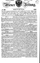 Wiener Zeitung 18461013 Seite: 1