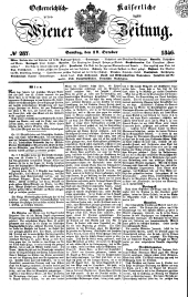 Wiener Zeitung 18461017 Seite: 1