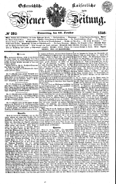 Wiener Zeitung 18461022 Seite: 1