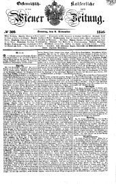 Wiener Zeitung 18461108 Seite: 1